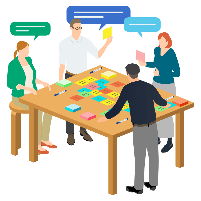 Illustration of a workshop